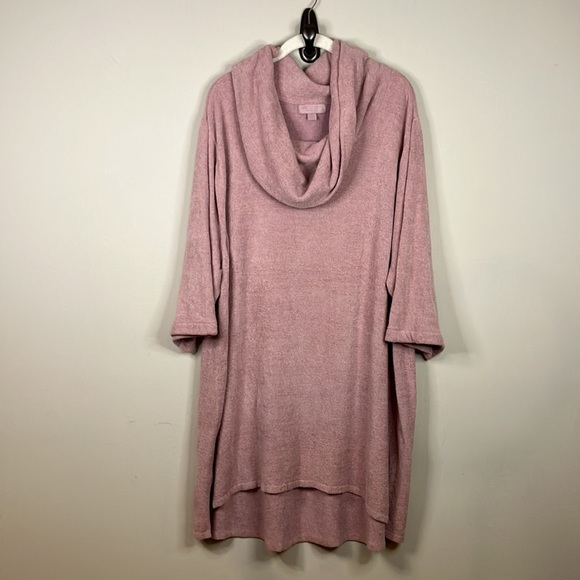 Barefoot Dreams cowl neck tunic top - Picture 2 of 7